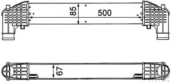 Інтеркулер 8ML376776571 HELLA