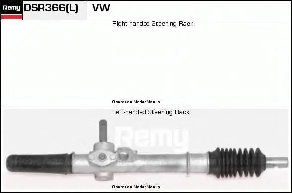 Рульова рейка DSR366L Delco Remy