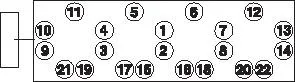 Болт ГБЦ HBS114 Payen