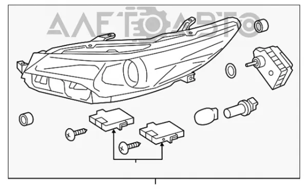 Фара ліва 8115006C80 Toyota