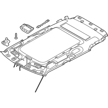 Оббивка даху (стеля) 85410G5080HGC Hyundai/Kia