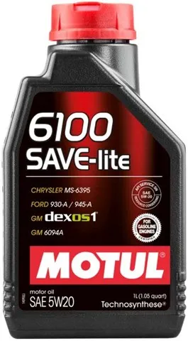 Моторне масло 6100SAVELITE5W201L Motul