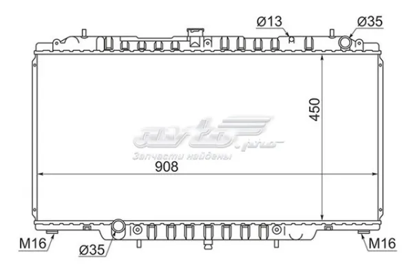 Радіатор NS000Y61D SAT