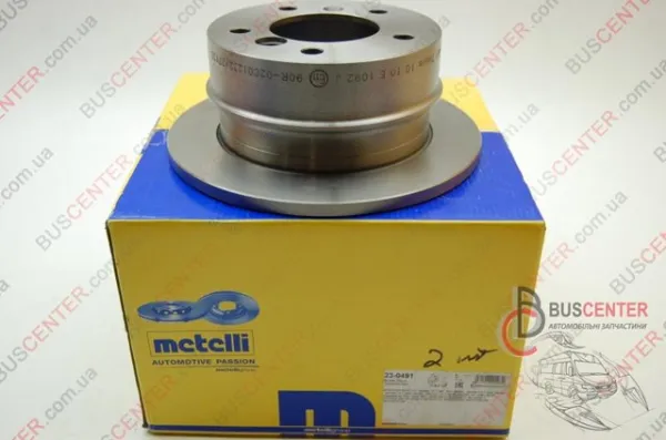 Гальмівні диски 230491 Metelli