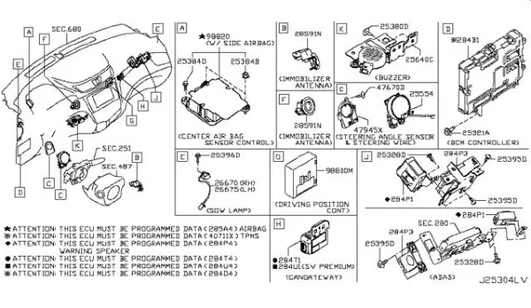  284P17FL8E Nissan/Infiniti