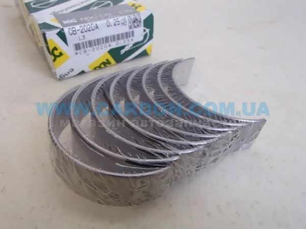 Вкладиші колінвала, корінні, комплект, 1-й ремонт (+0,25) CB2020A025 NDC
