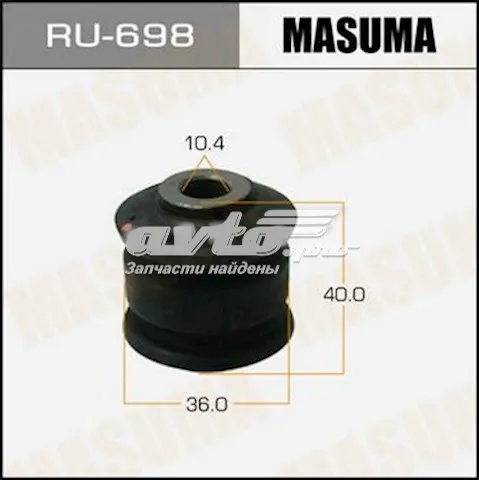 Задні втулки амортізатора RU698 Masuma