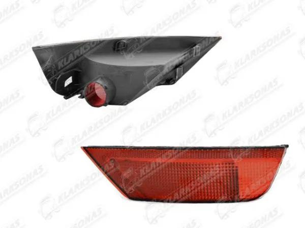Катафот (відбивач) заднього бампера, правий DV4515500AB Ford