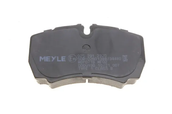 Задні гальмівні колодки 252912320 Meyle