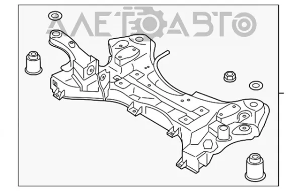 Підрамник передній 624052W200 Hyundai/Kia
