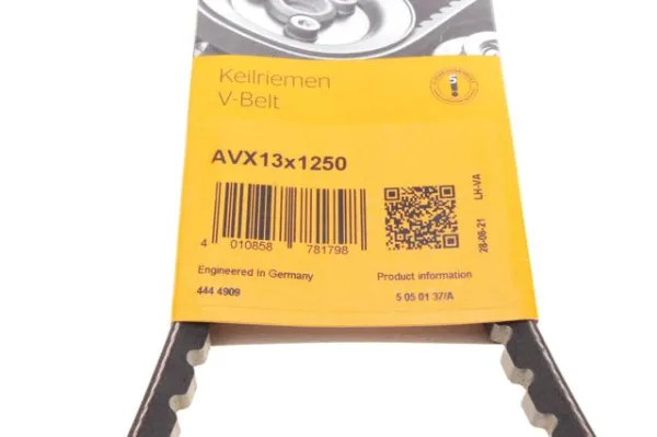 Ремінь генератора AVX13X1250 Continental/Siemens