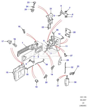 FUD500030 LAND ROVER