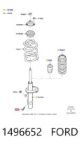 Болт кріплення амортизатора переднього FORD 1496652