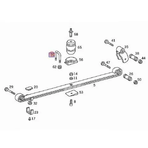 Стремянка ресори (TRUCK) U00144ZN TES
