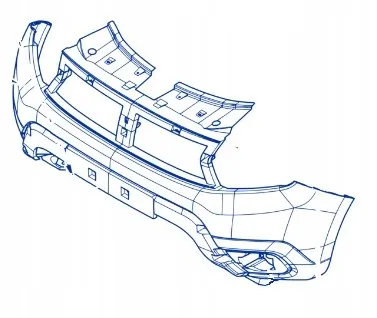 Передній бампер 620228952R Renault (RVI)