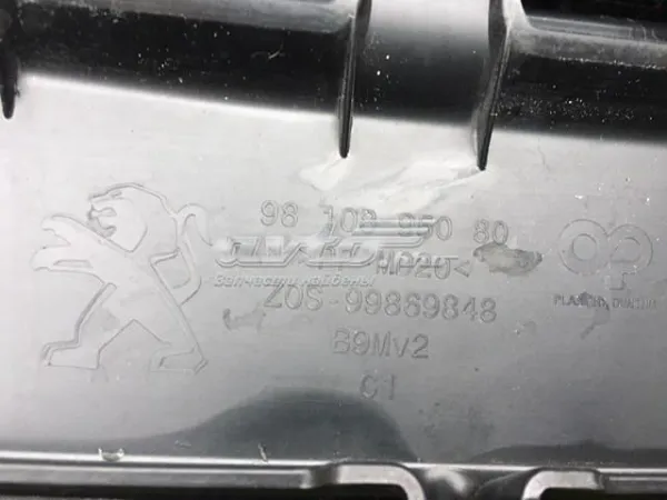 Кронштейн бампера переднього, центральний 9810895080 Peugeot/Citroen