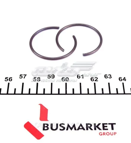 Поршень в комплекті на 1 циліндр, 2-й ремонт (+0,50) 1023856002 Mopart