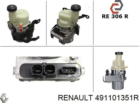 Насос ГУР 491103095R Renault (RVI)