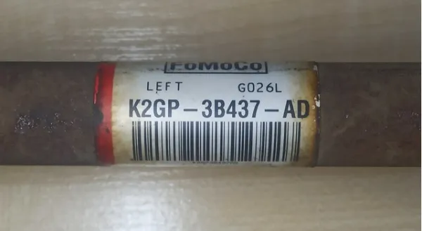 Піввісь передня ліва Ford K2GZ3B437A