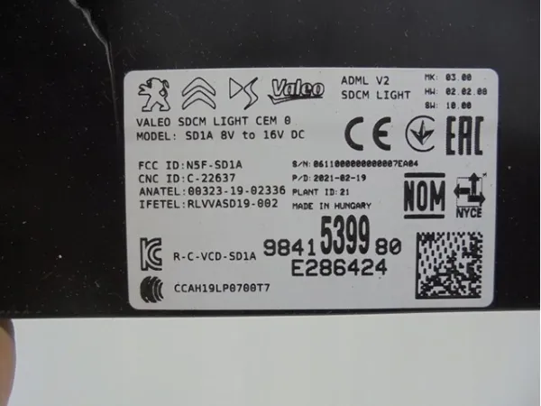  9841539980 Peugeot/Citroen