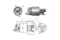 Втягуюче реле стартера FIAT 9948651