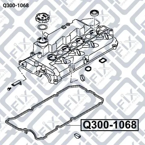 Прокладка клапанної кришки Q3001068 Q-fix