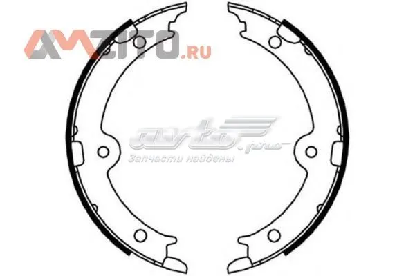 Колодки ручника FN0659 Nibk