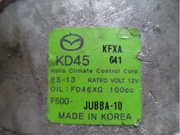 F500JUBBA10 Mazda