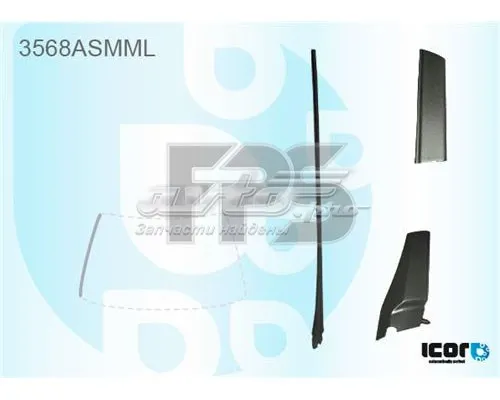 Молдинг лобового скла, лівий GS2811P111X Icor