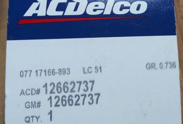 Клапан фазорегулятора 12655433 General Motors