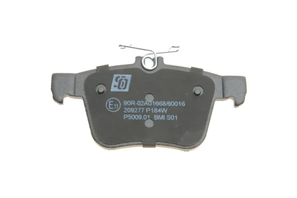 Задні гальмівні колодки 209277 Solgy