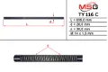Вал/шток рульової рейки MS GROUP TY116C