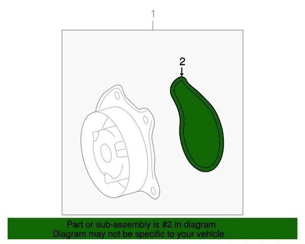 Прокладка водяної помпи Toyota RAV4 IV позашляховик (A4) (2012 - 2018) ціна, від 4.39 USD
