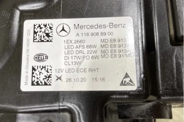 Фара ліва A1189068900 Mercedes