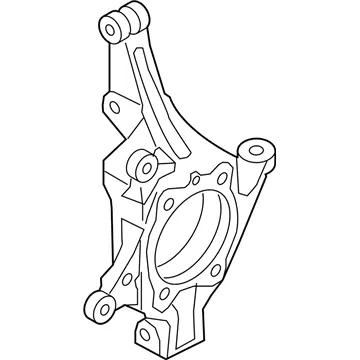 Цапфа - поворотний кулак передній, лівий 51715C5400 Hyundai/Kia