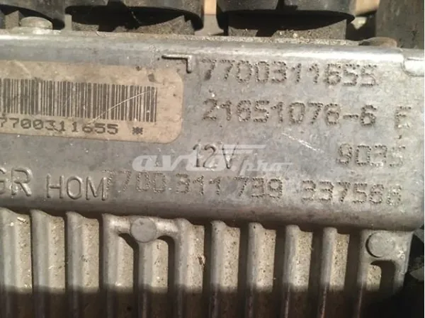 Електронний блок керування двигуном 7700311655 Renault (RVI)