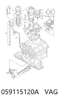 Ремкомплект маслянного насосу Audi A6 4FH