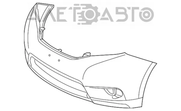 Передній бампер PTY04366BA Signeda