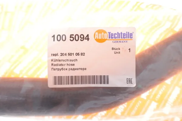 Шланг/патрубок радіатора охолодження, верхній 1005094 Autotechteile