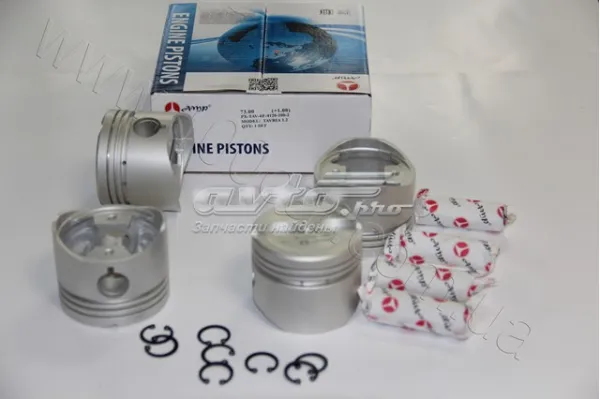 Поршень з пальцем без кілець, 4-й ремонт (+1,00) PXDAE4F35381002 AMP/Paradowscy