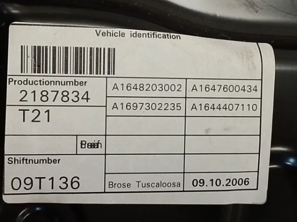  A1647600434 Mercedes