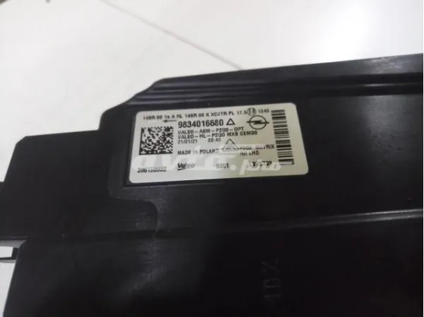 Фара права 9834016680 Opel
