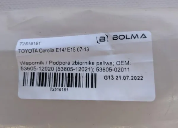 Кронштейн баку паливного 8116OZP1 Polcar