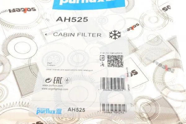 Фільтр салону AH525 Purflux