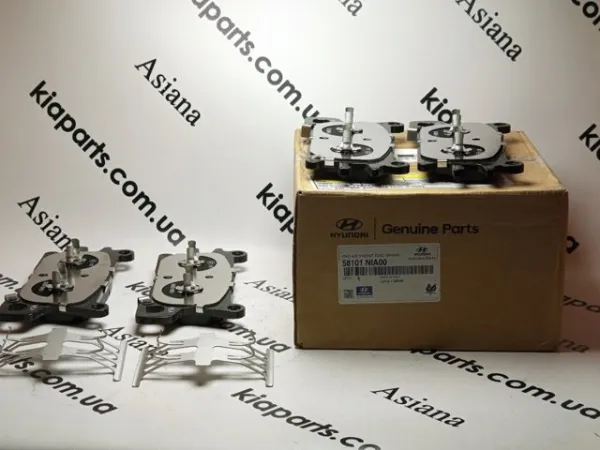 Передні тормозні колодки 58101NIA00 Hyundai/Kia