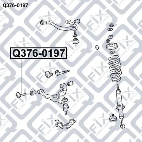 Болт переднього важеля, нижнього Q3760197 Q-fix