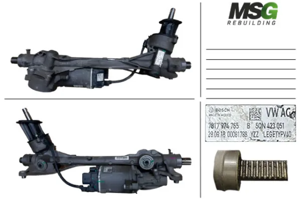 Рульова рейка VW426NL00R MSG Rebuilding