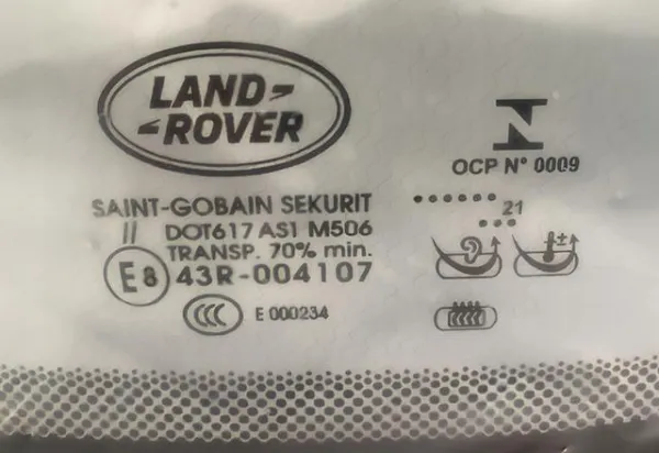 Лобове скло LR154938 Land Rover