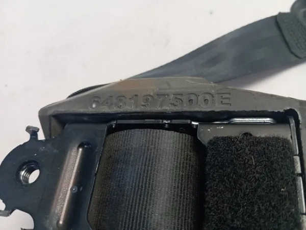 Пасок безпеки задній 98389329XX Peugeot/Citroen