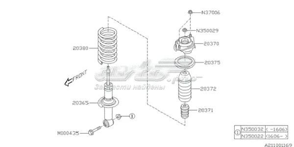  20365VA100 Subaru